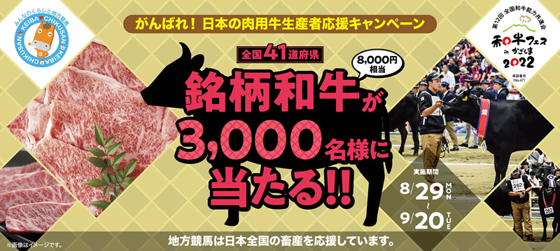 がんばれ！日本の肉用牛生産者応援キャンペーン