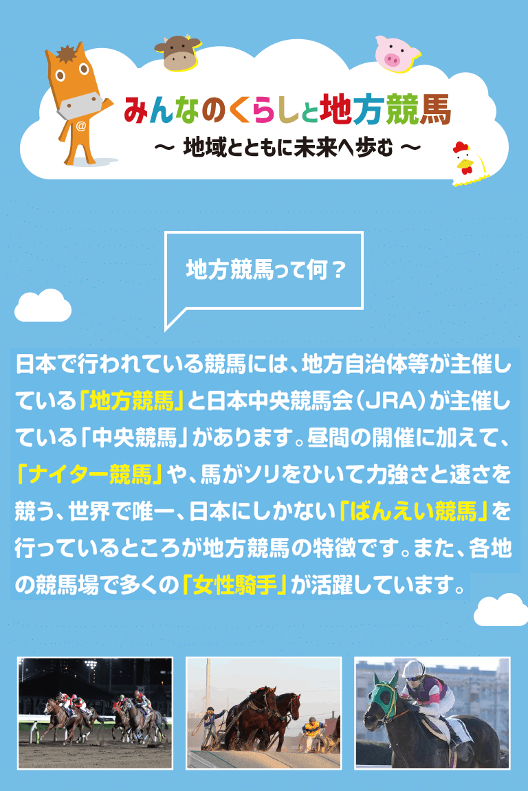 みんなのくらしと地方競馬