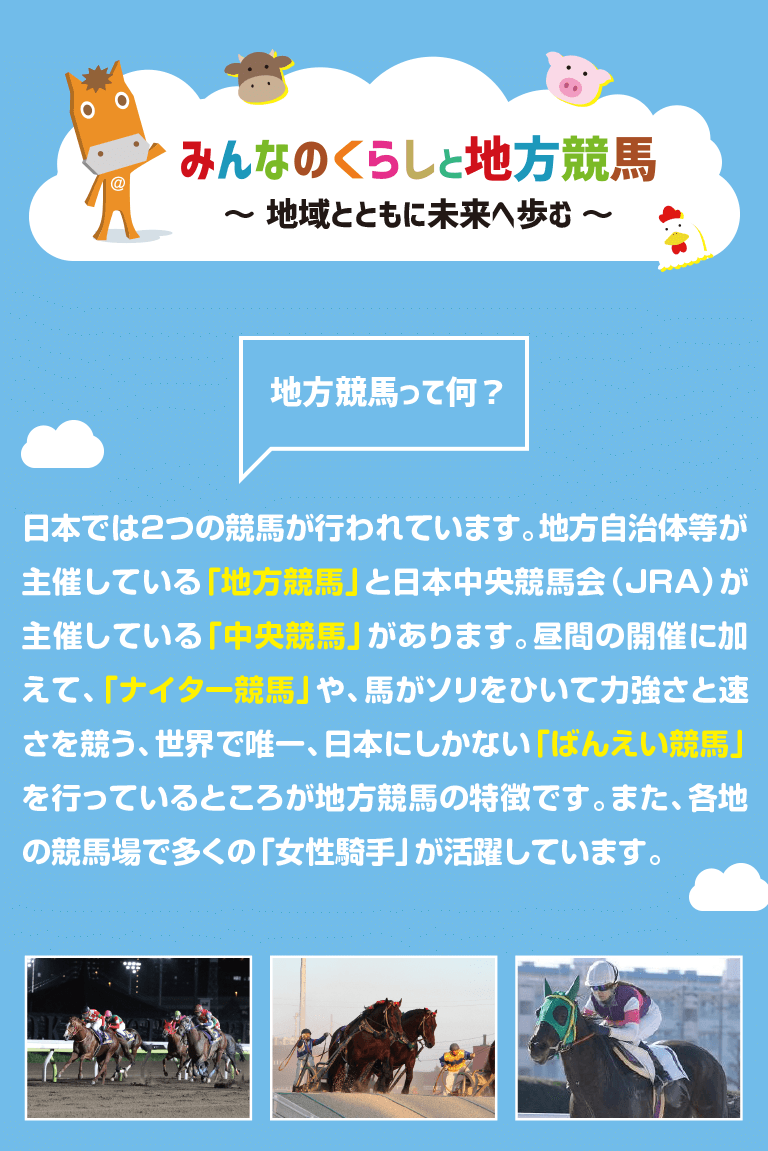 みんなのくらしと地方競馬