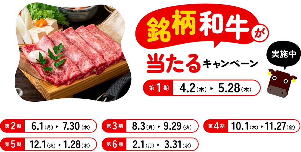 日本の畜産を応援するキャンペーン 全6回開催