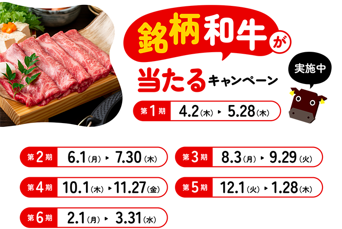 日本の畜産を応援するキャンペーン 全6回開催