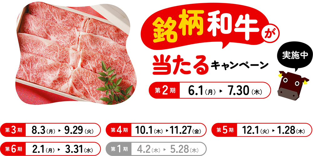 日本の畜産を応援するキャンペーン 全6回開催