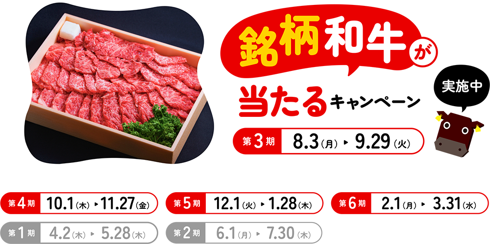 日本の畜産を応援するキャンペーン 全6回開催