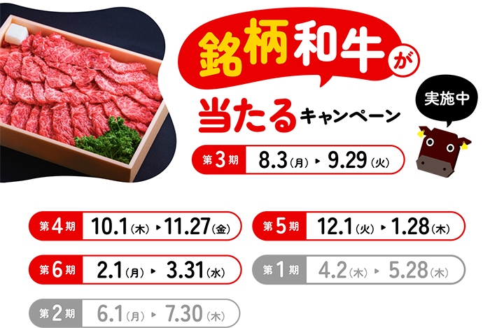 日本の畜産を応援するキャンペーン 全6回開催
