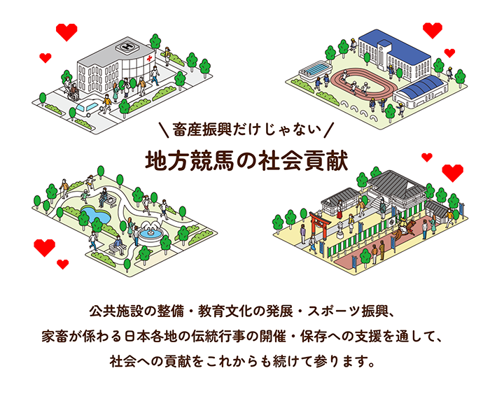 畜産振興だけじゃない地方競馬の社会貢献